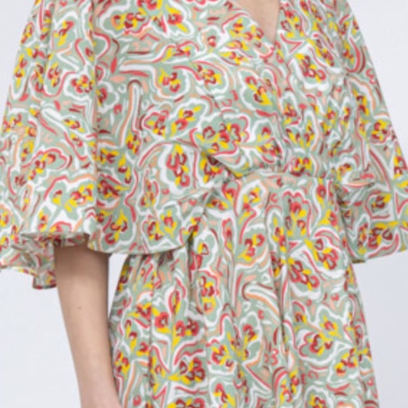 RETRO MINI SUMMER DRESS - Picture 1 of 4